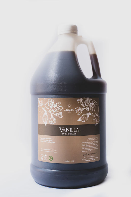 Pure Vanilla Extract - 1 Gallon Jug - Origin Vanilla