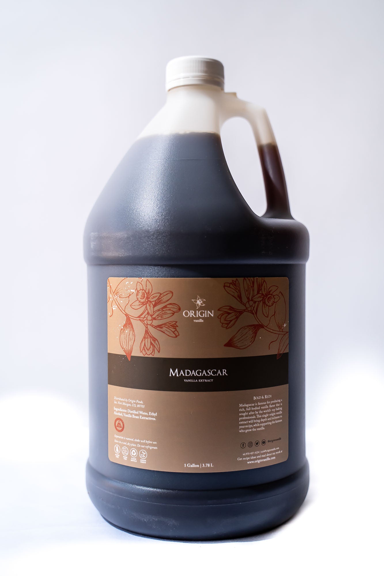 Madagascar Vanilla Extract - 1 Gallon - Origin Vanilla