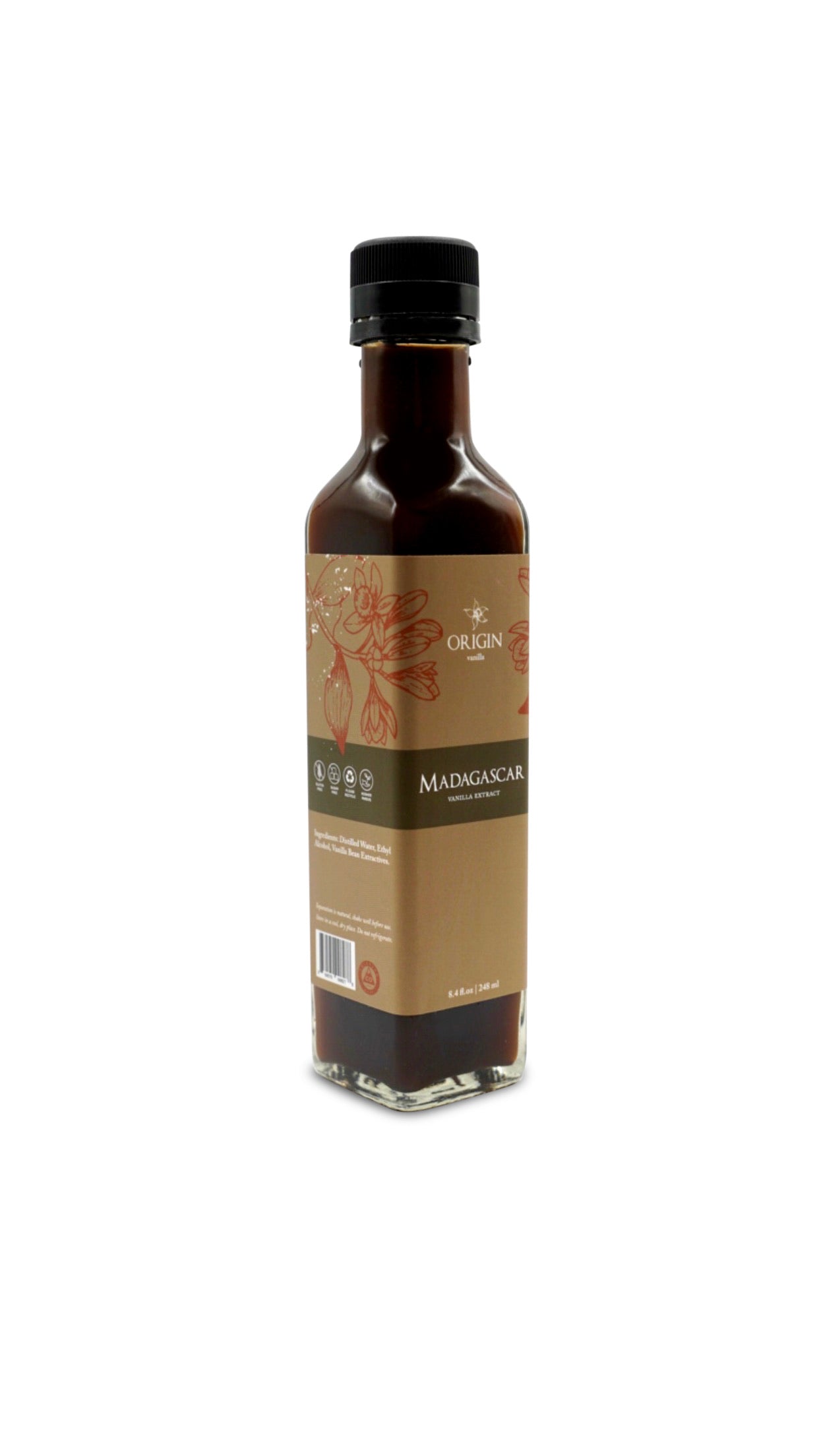 Madagascar Vanilla Extract - 8.4 ounces - Origin Vanilla