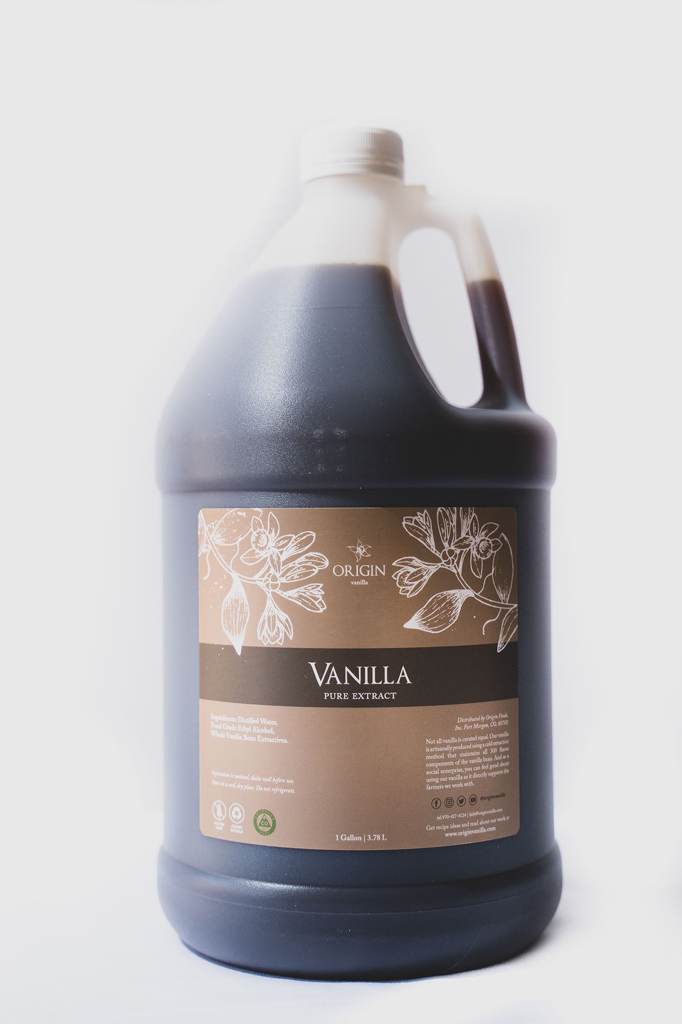Pure Vanilla Extract - 1 Gallon Jug